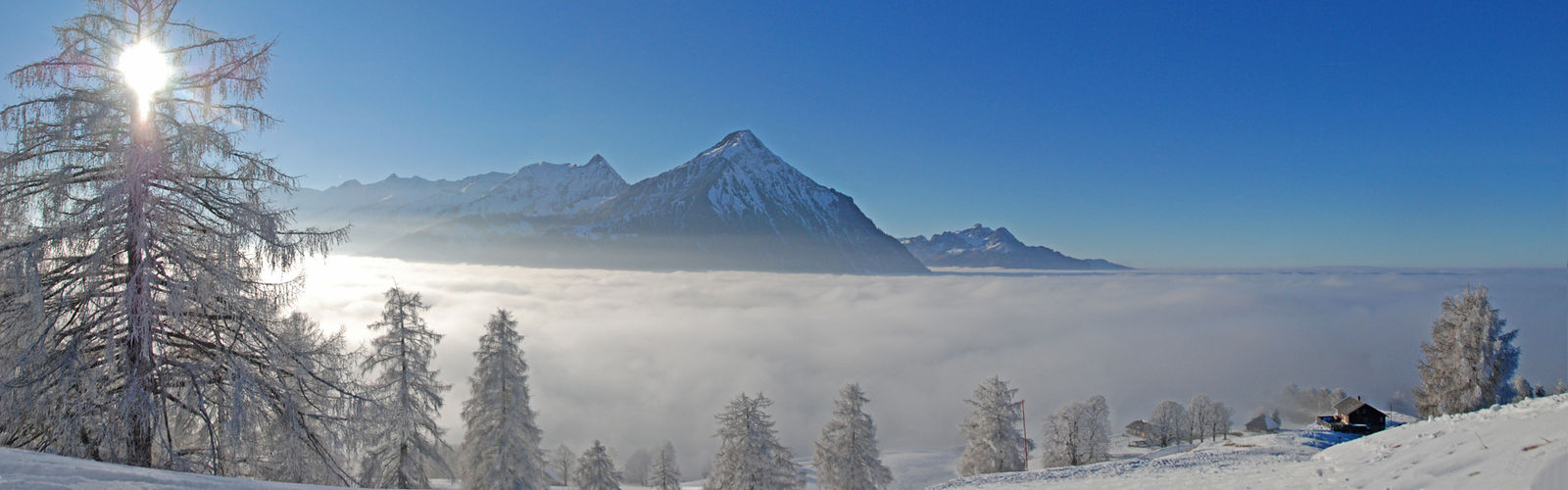 Wintersport oberhalb der Nebelgrenze